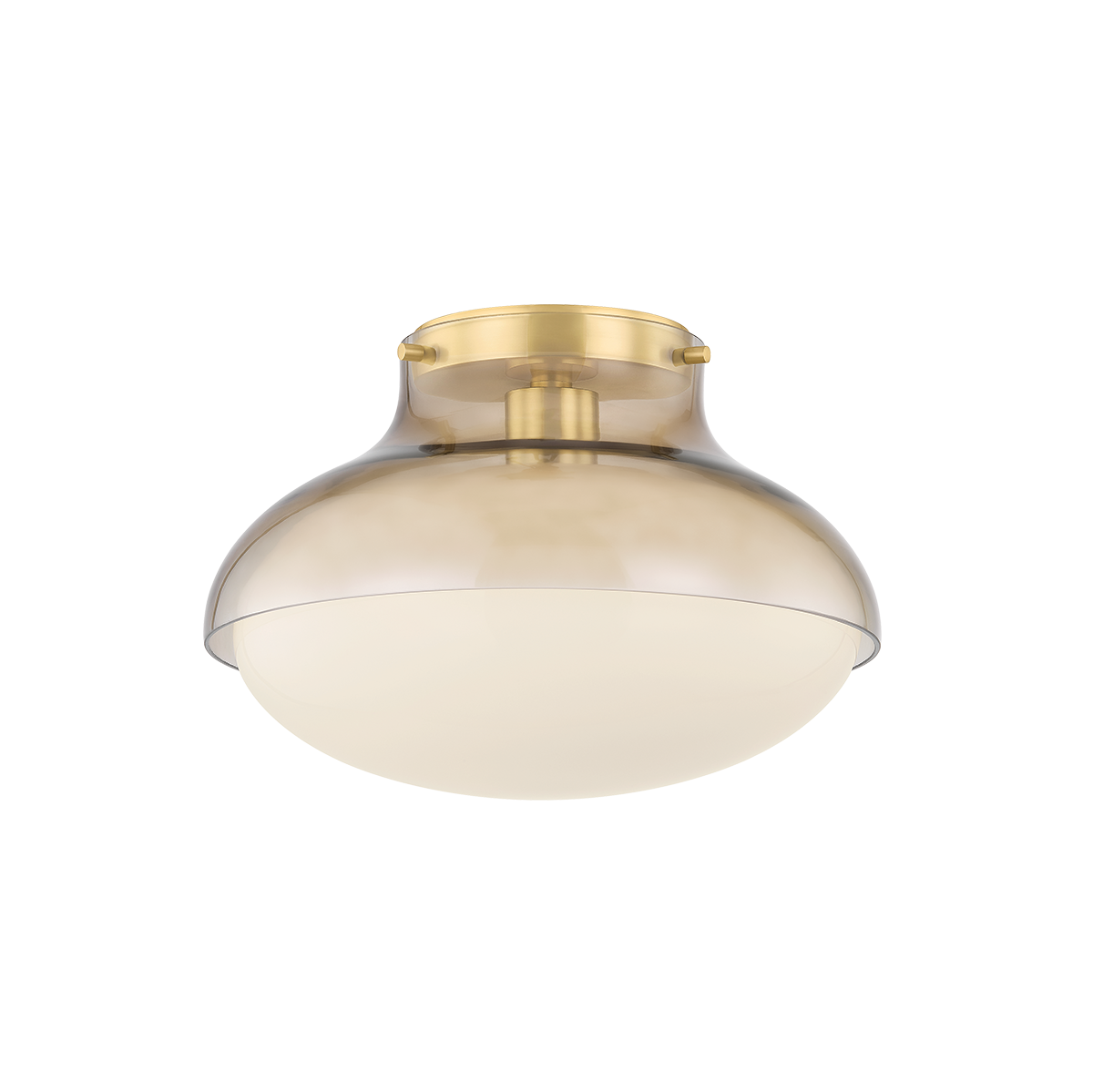 Gianna 1 Flush Mount | AGED BRASS