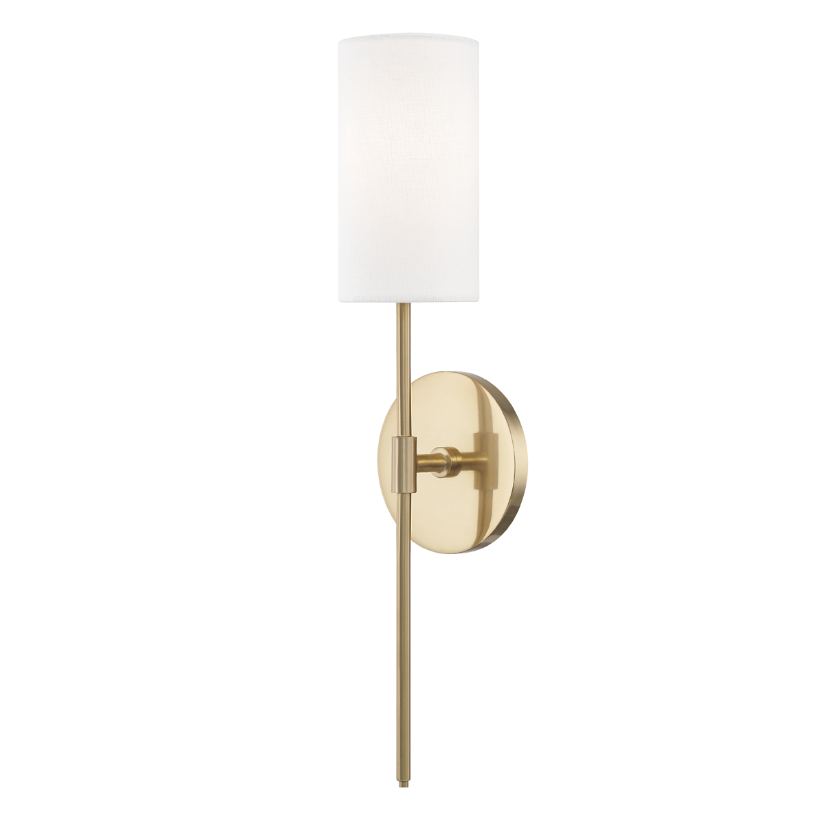Olivia 1 Wall Sconce | AGED BRASS