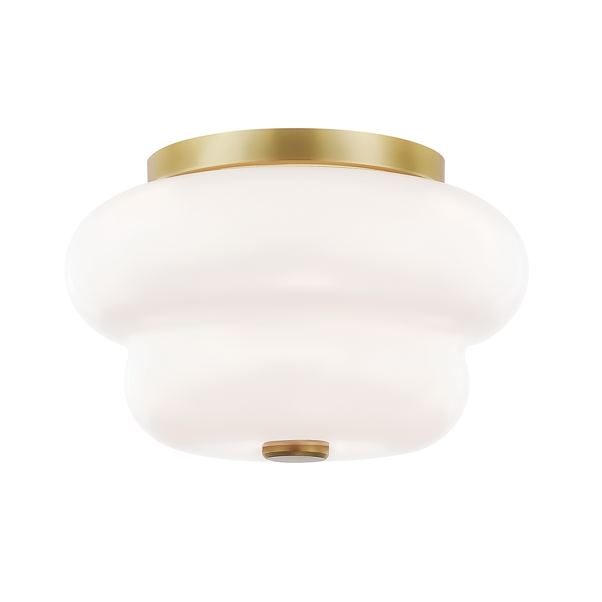 Hazel 2 Flush Mount | AGED BRASS