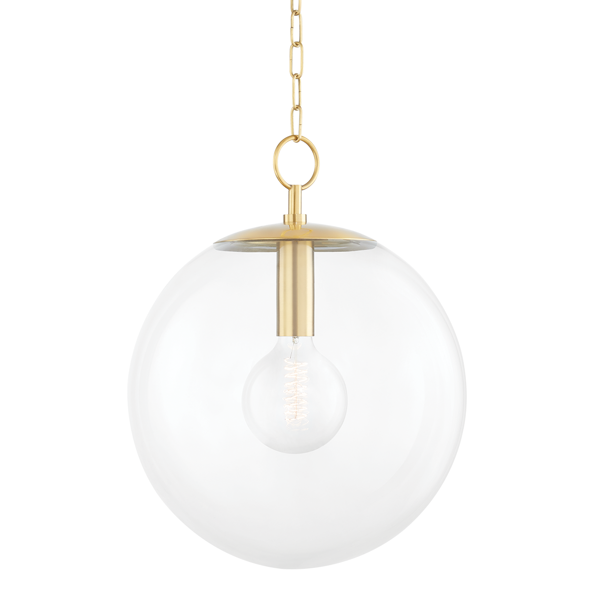 Juliana 1 Pendant | AGED BRASS