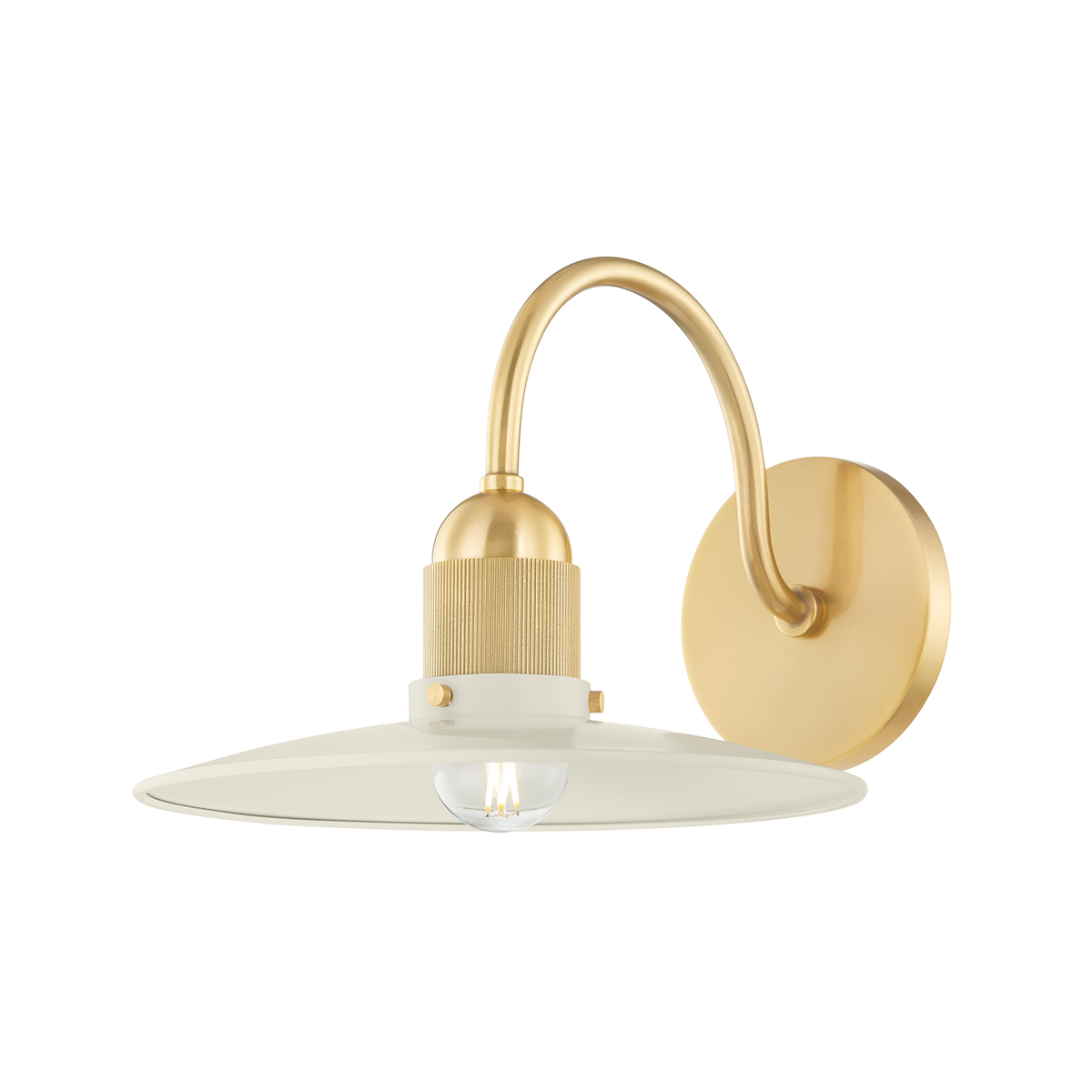 ペンダントライト　VITA ACORN 2個セット 色(ブラス金)北欧風　お洒落 Leanna 1 Wall Sconce | AGED BRASS & SOFT CREAM