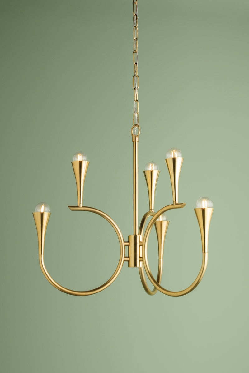 Mitzi Aviana Six Light Chandelier - Thumbnail 3
