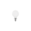 E12 G16.5 MATTE WHITE LED BULB, 4-PACK