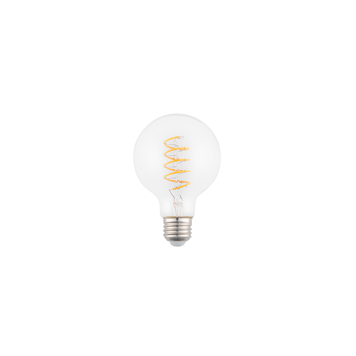 E26 G25 CLEAR LED BULB, 4-PACK