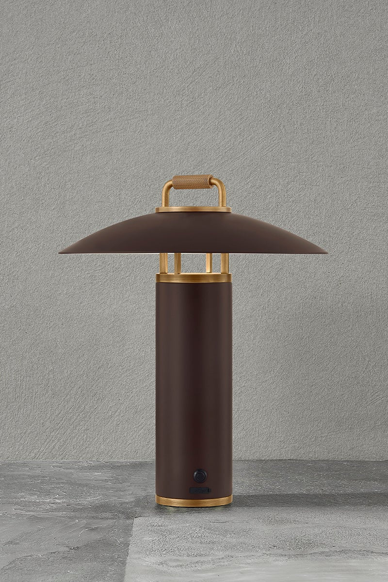 Birk 1 Rechargeable Table Lamp | PATINA BRASS & BRONZE