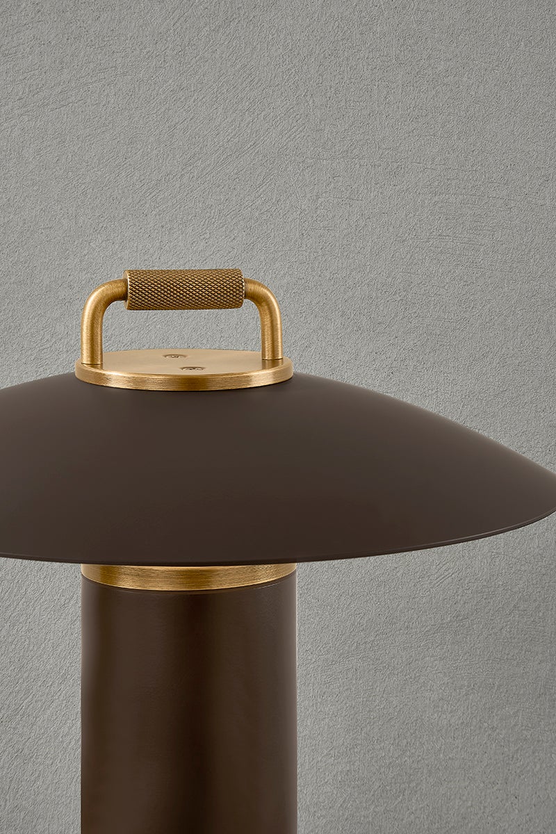 Birk 1 Rechargeable Table Lamp | PATINA BRASS & BRONZE