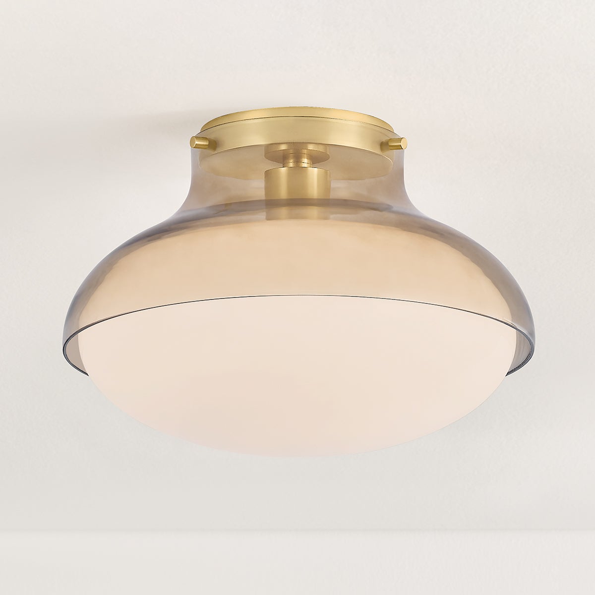 Gianna 1 Flush Mount | AGED BRASS