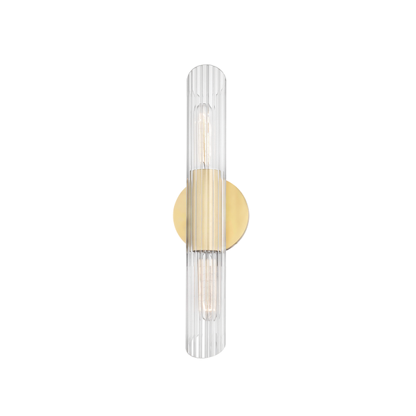 Cecily 2 Wall Sconce | AGED BRASS