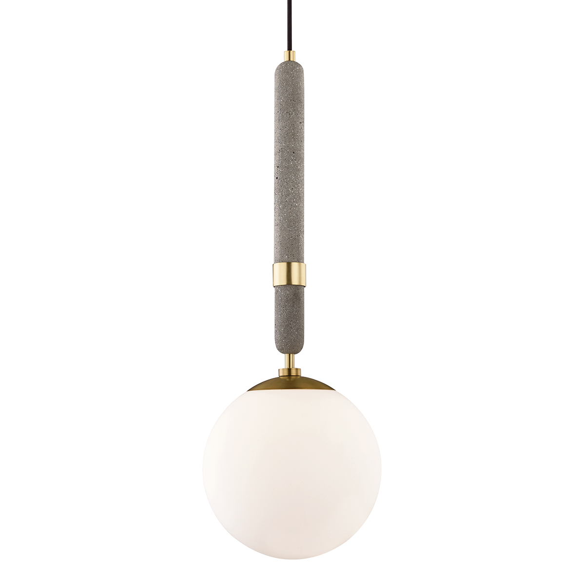 Brielle 1 Pendant | AGED BRASS