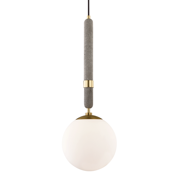 Brielle 1 Pendant | AGED BRASS