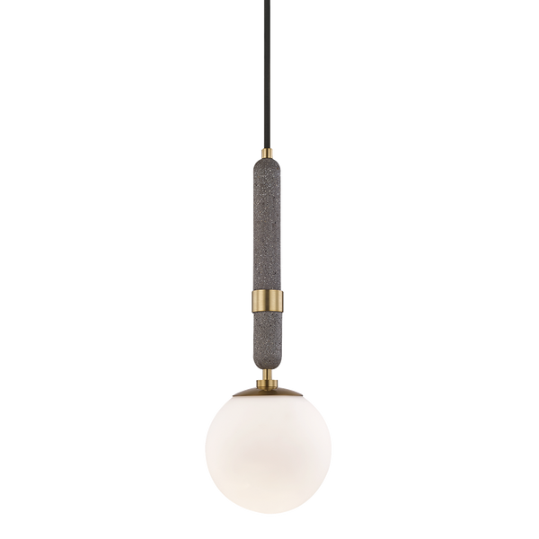 Brielle 1 Pendant | AGED BRASS