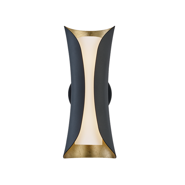 Josie 2 Wall Sconce | GOLD LEAF & BLACK Josie 2 Wall Sconce | GOLD LEAF & BLACK