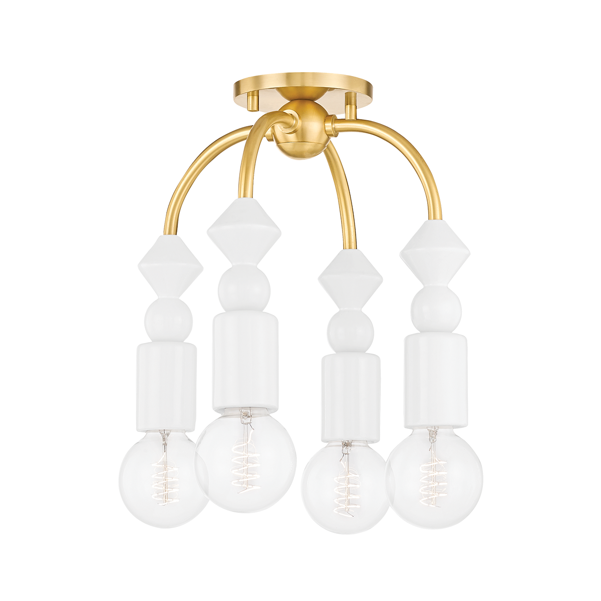 Mitzi Flora Semi Flush Mount - Thumbnail 2