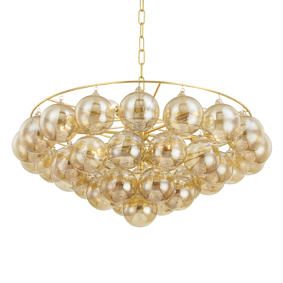 Mimi 9 Chandelier | AGED BRASS