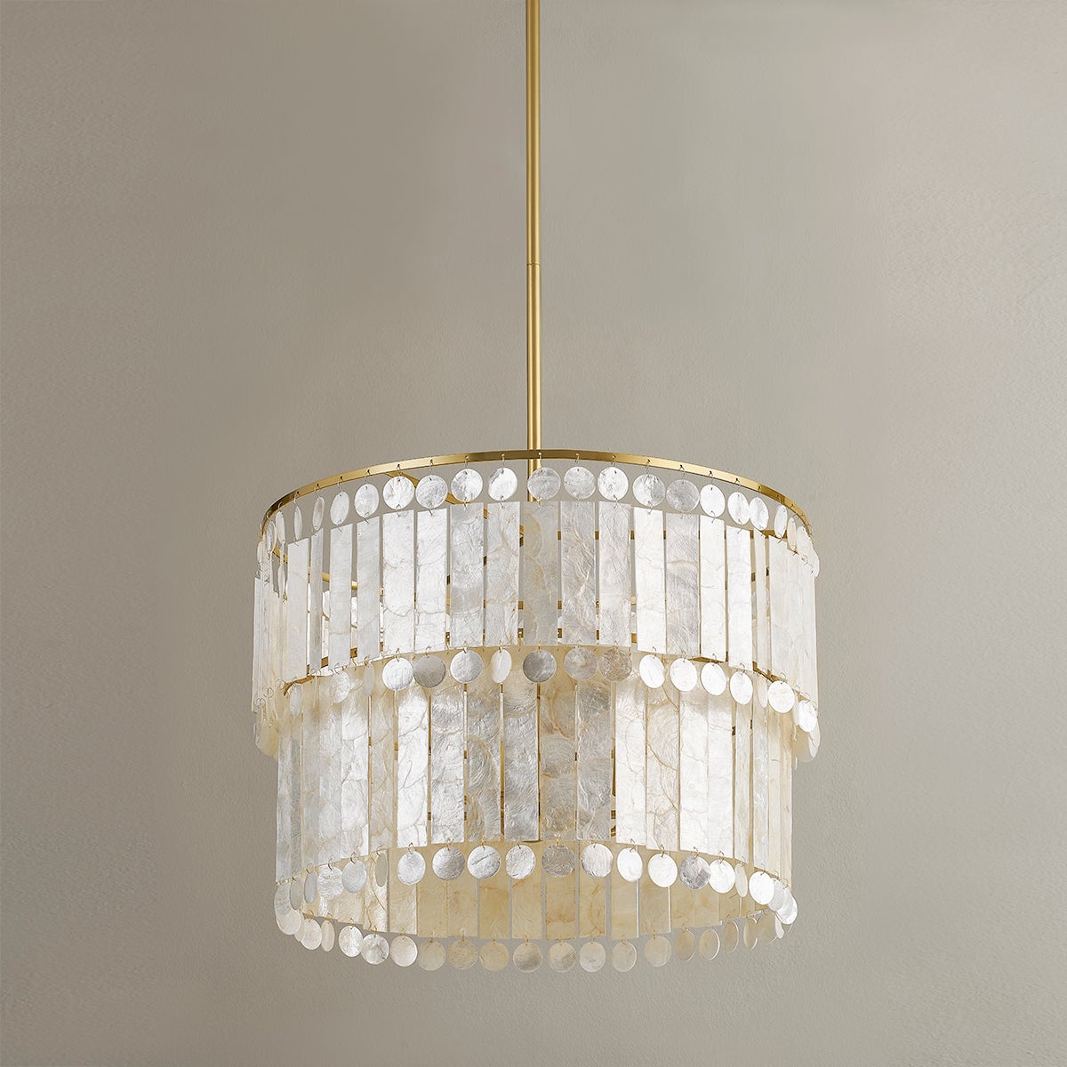 Melisa 6 Chandelier | AGED BRASS