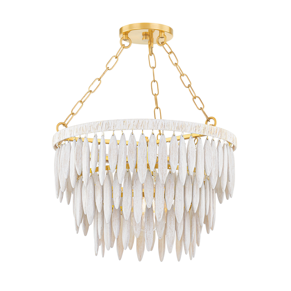 Tiffany 1 Chandelier | AGED BRASS