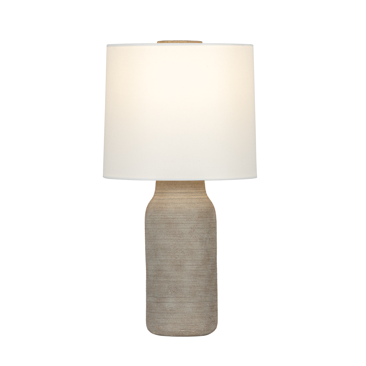 Stassi 1 Table Lamp | AGED BRASS & Ceramic Stria Terra
