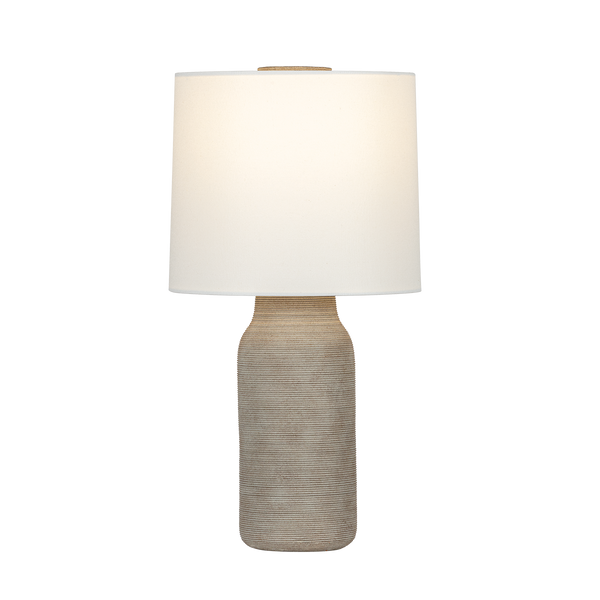 Stassi 1 Table Lamp | AGED BRASS & Ceramic Stria Terra