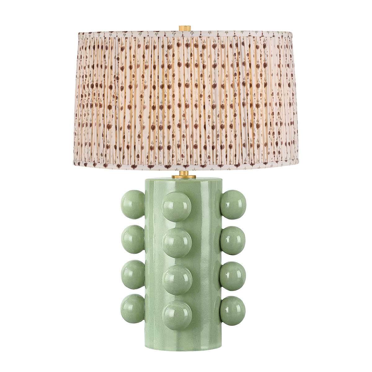Roselle Table Lamp With Primrose Red Shade