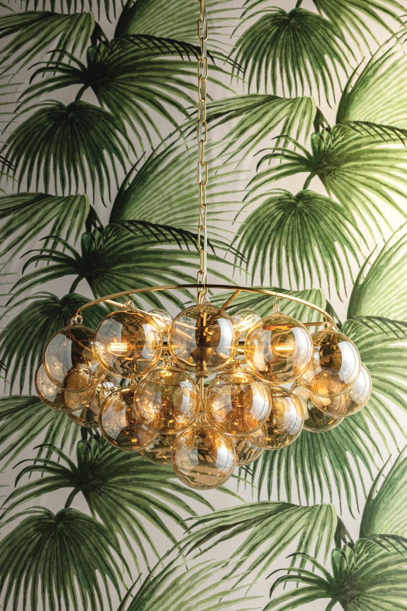 Mimi 6 Chandelier | AGED BRASS