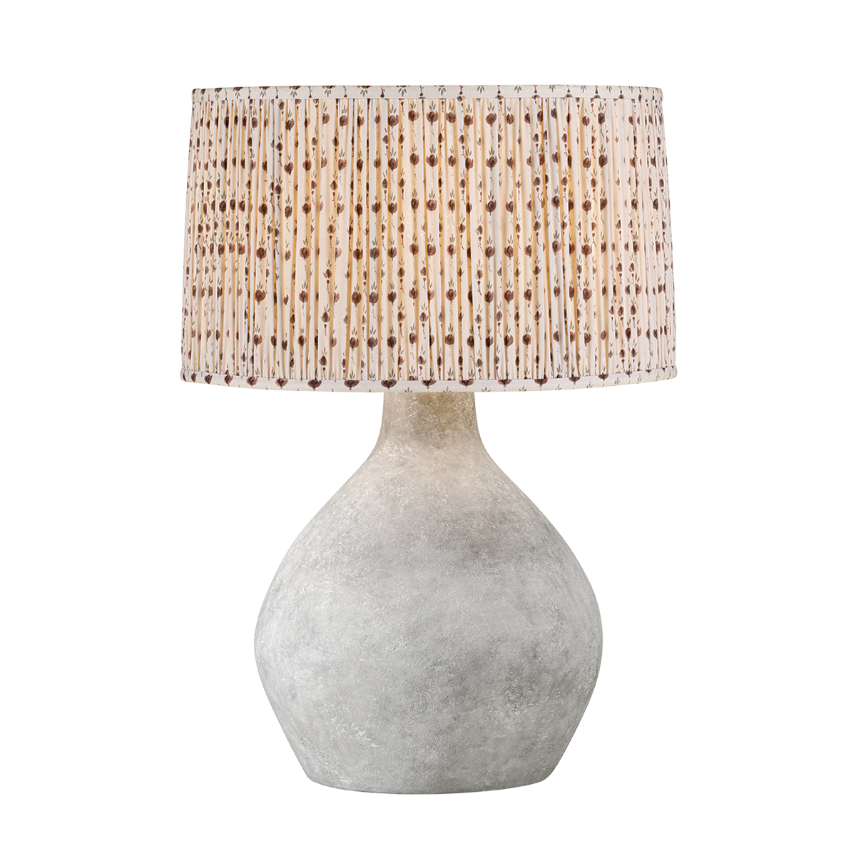 Zen Table Lamp With Primrose Red Shade