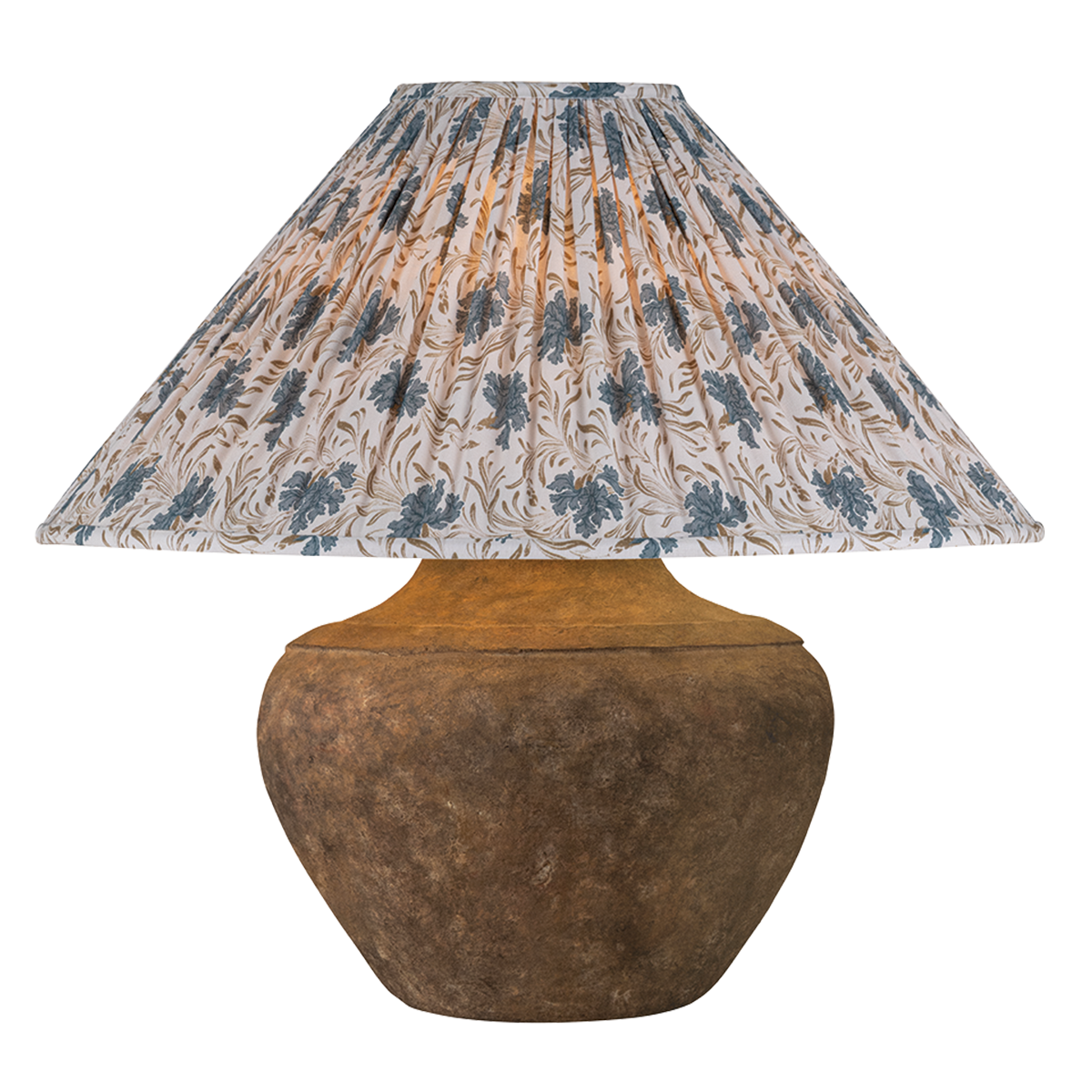 Calabria Table Lamp With Bloom Slate Shade
